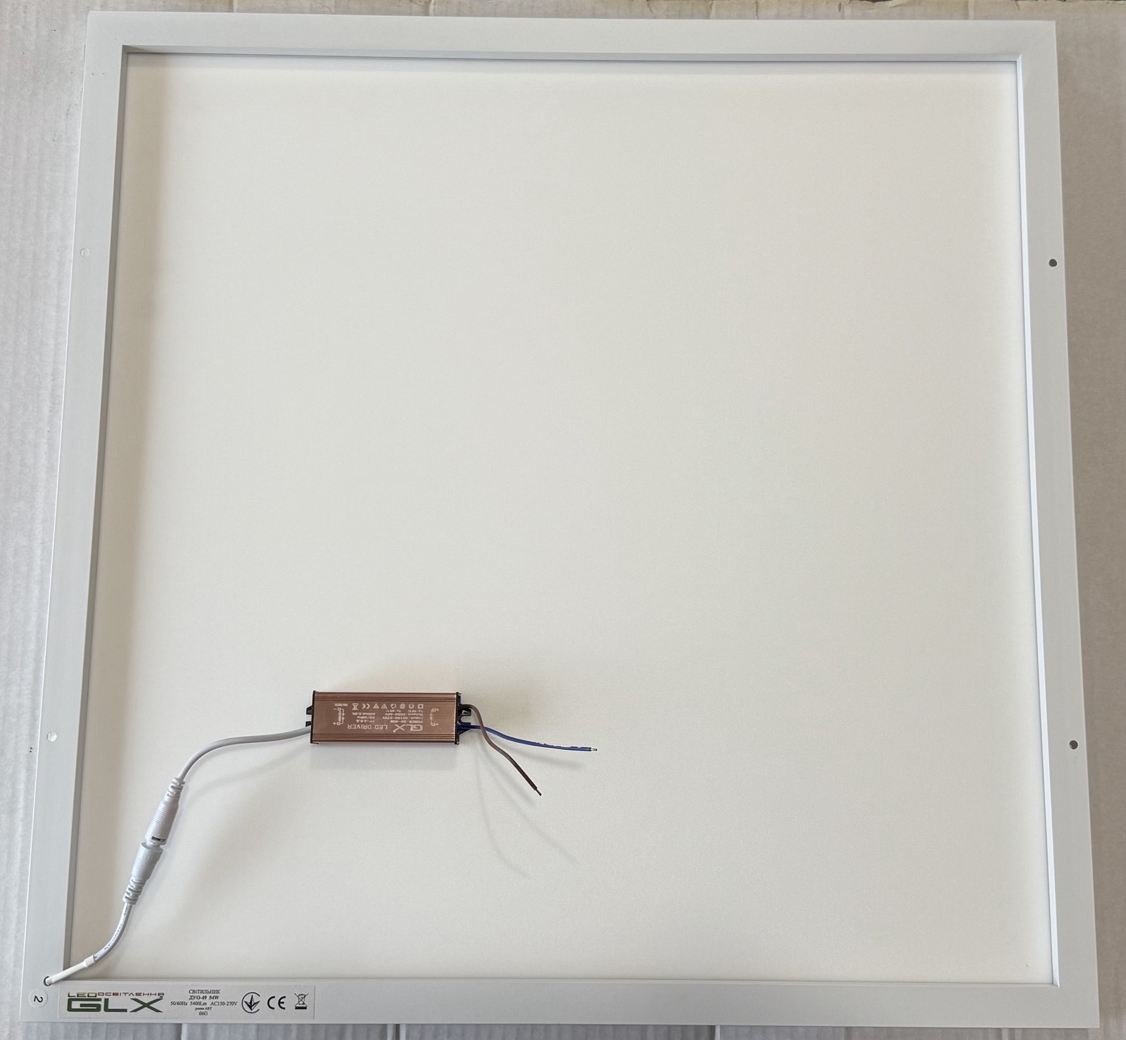 Світлодіодна панель ART (рамка ДУО-49 54Вт 5000К 5400Лм) ТМ GLX